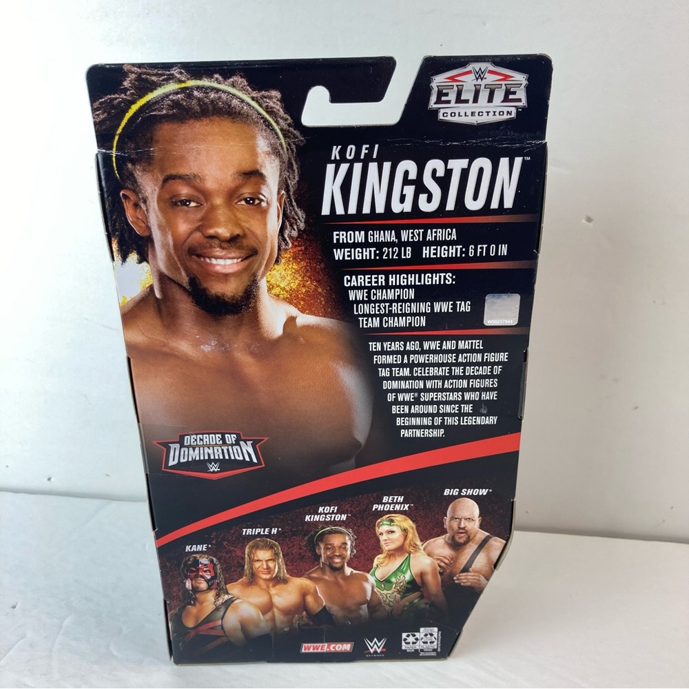 WWE Elite Decade Of Domination Kofi Kingston Mattel Action Figure New 2020 - Picture 8 of 16